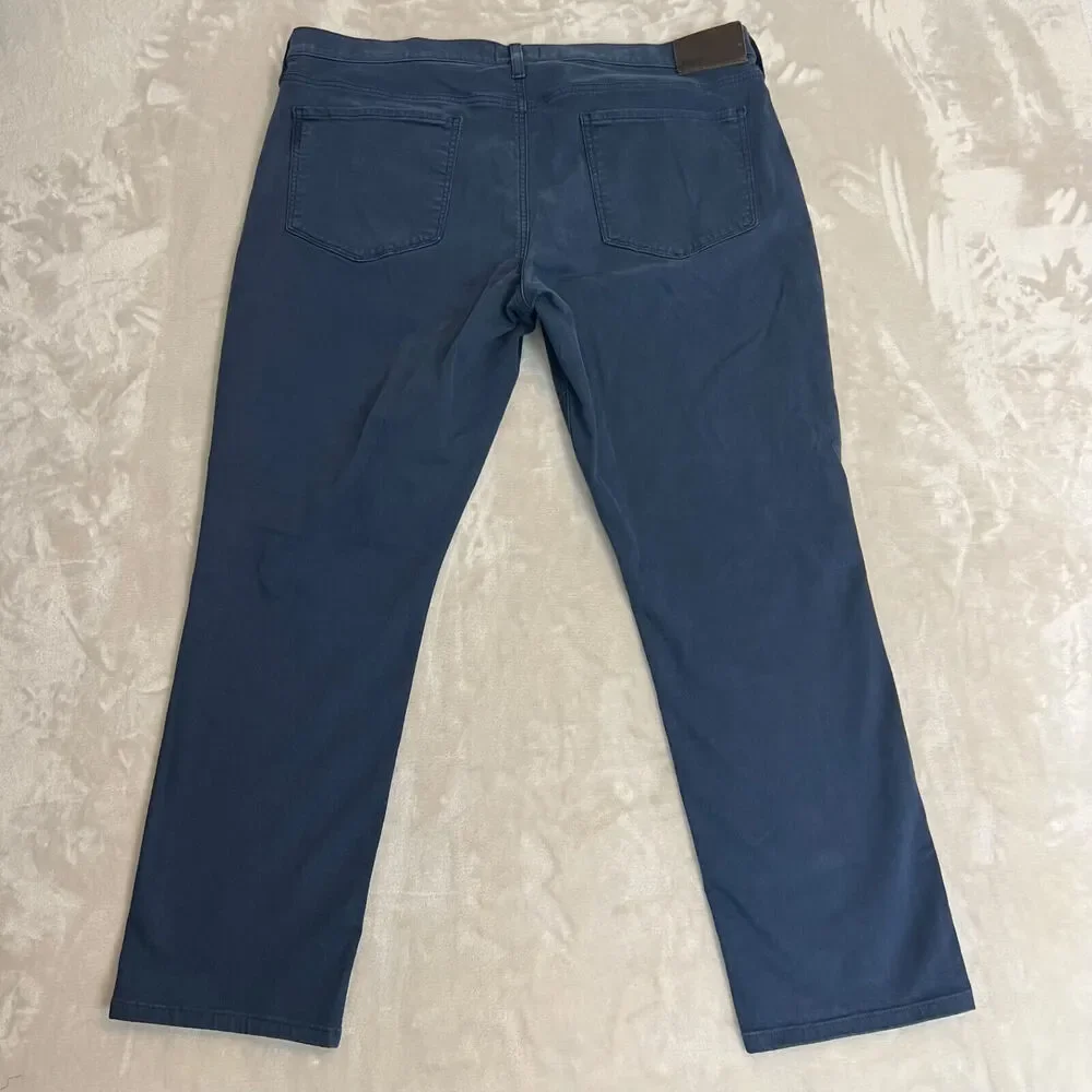Paige Jeans Mens 38 Blue Lennox‎ Straight Leg Casual Preppy Workwear Office